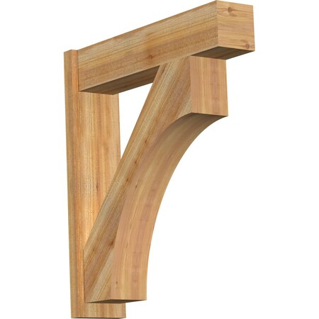Ekena Millwork Westlake Block Rough Sawn Outlooker, Western Red Cedar, 8"W x 34"D x 38"H OUT08X34X38WTL05RWR